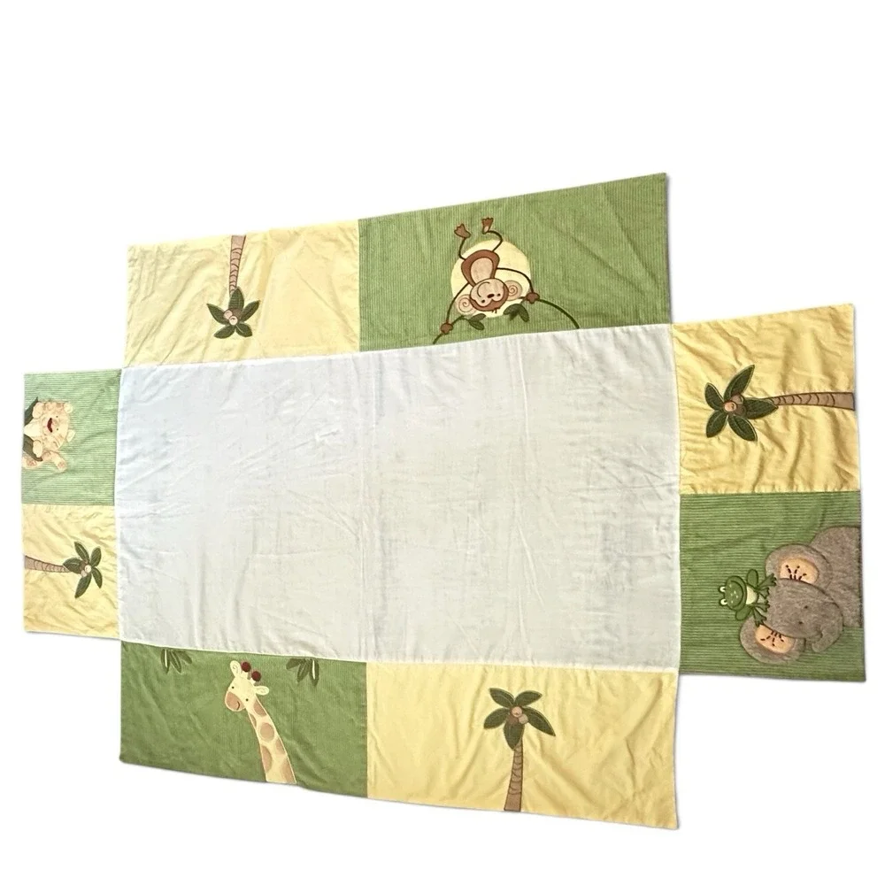 NoJo Jungle Babies 6-Piece Crib Bedding Set Safari Nursery Comforter
